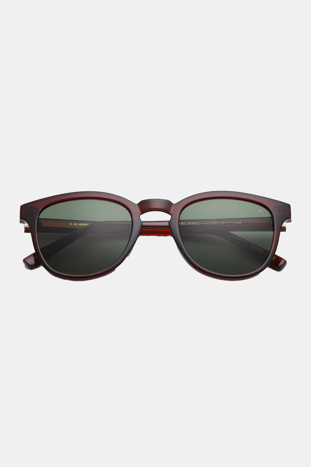 A Kjaerbede Bate Sunglasses (Brown Transparent) | Number Six
