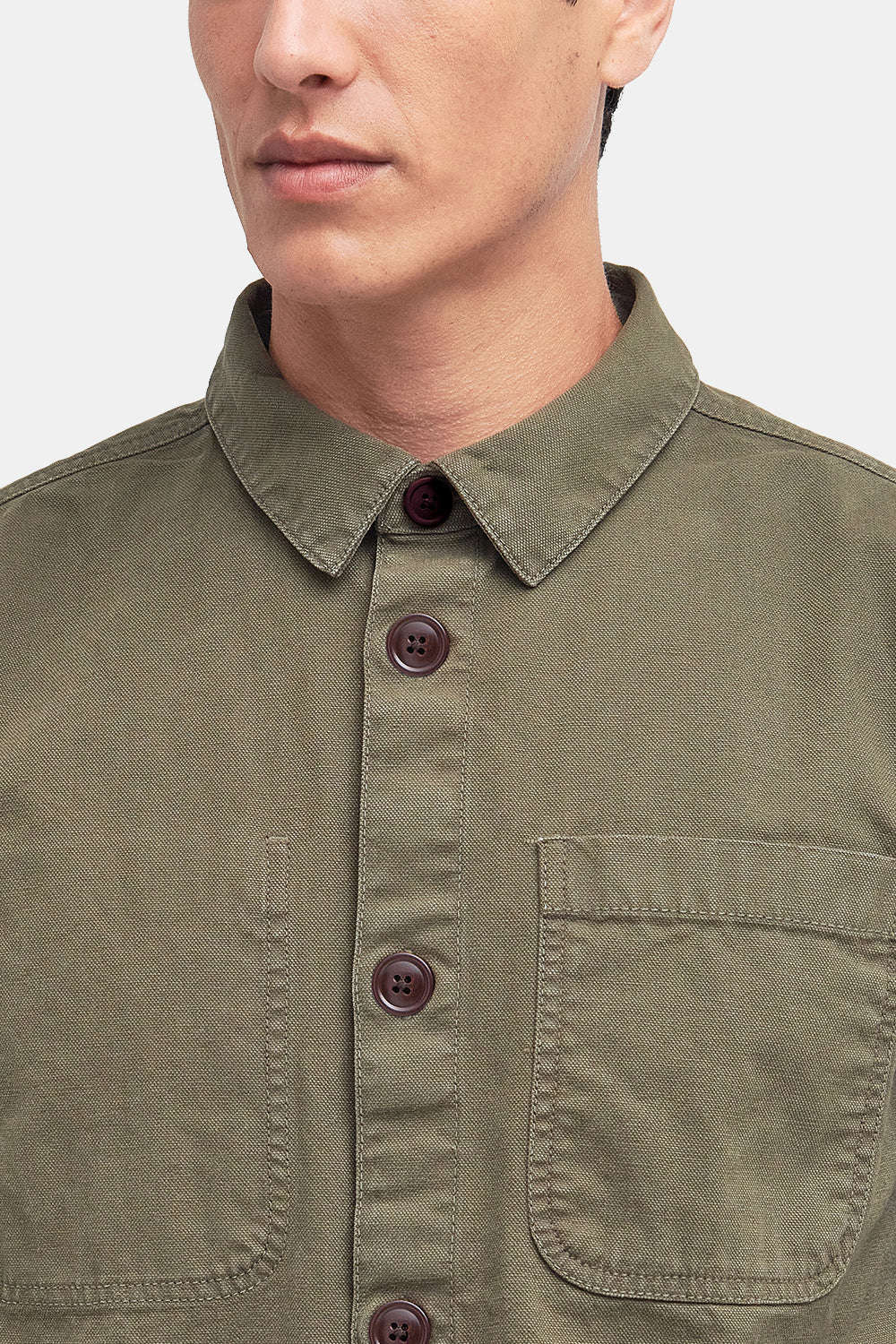 Barbour Chester Overshirt (Pale Sage)