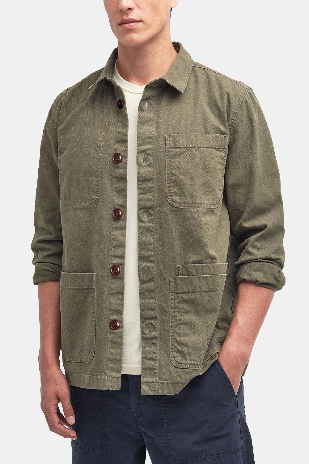 Barbour Chester Overshirt (Pale Sage)