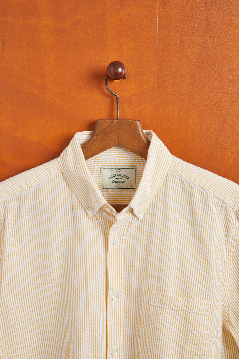 Portuguese Flannel Atlantico Stripe Shirt (Yellow)