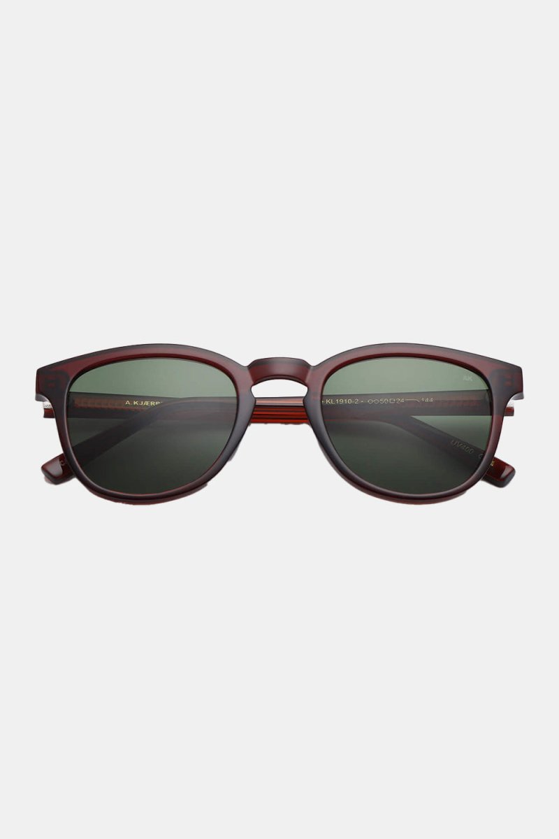 A Kjaerbede Bate Sunglasses (Brown Transparent) | Sunglasses