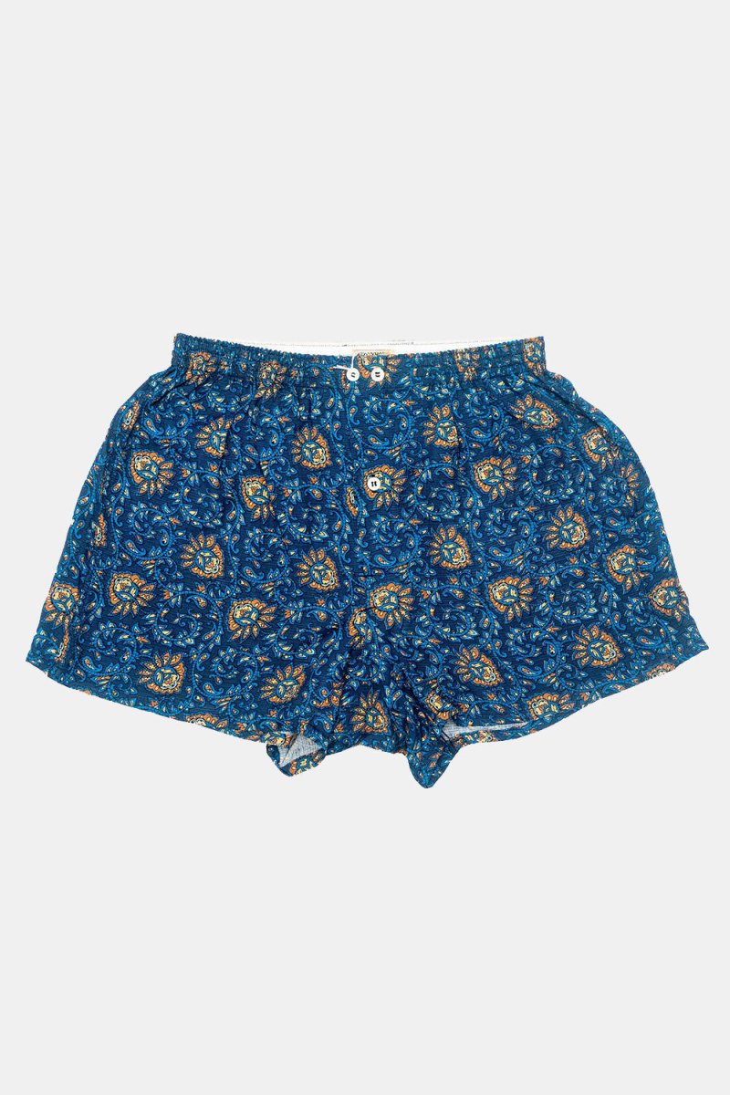 Anonymous Ism Tropical Pattern Boxers (Blue) | Underwear