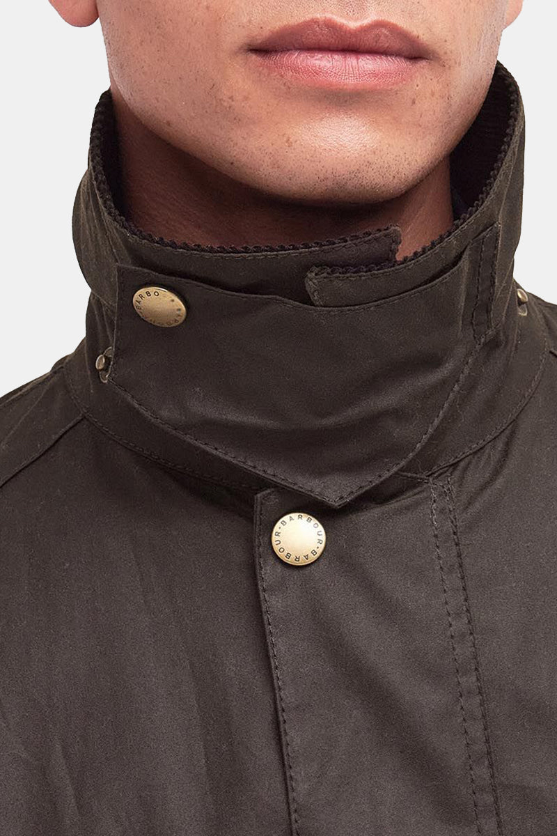 Barbour Ashby Waxed Jacket (Olive) | Jackets