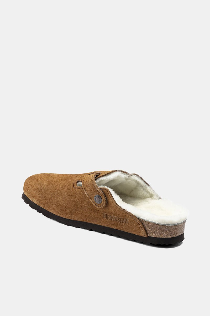 Birkenstock Boston Shearling (Mink Brown) | Sandals