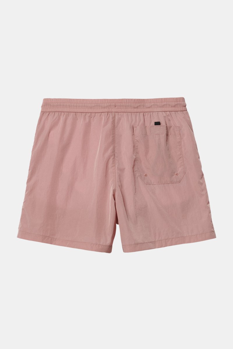 Carhartt WIP Tobes Swim Trunks (Glassy Pink/White) | Shorts