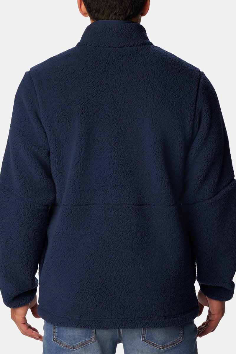 Columbia Mountainside™ Heavyweight Fleece (Collegiate Navy/Dark Mountain) | Sweaters