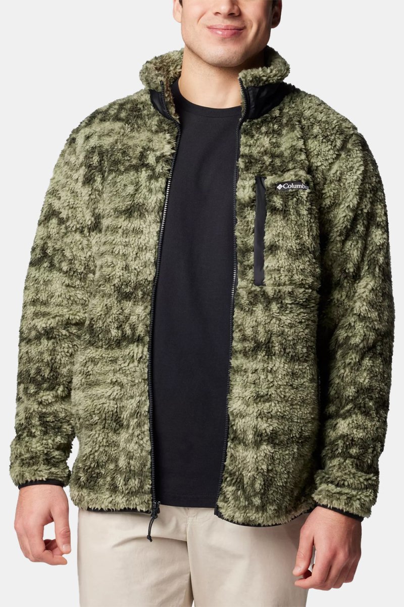 Columbia Winter Pass™ Printed Fleece II (Greenscape/Stippled Stripe) | Sweaters