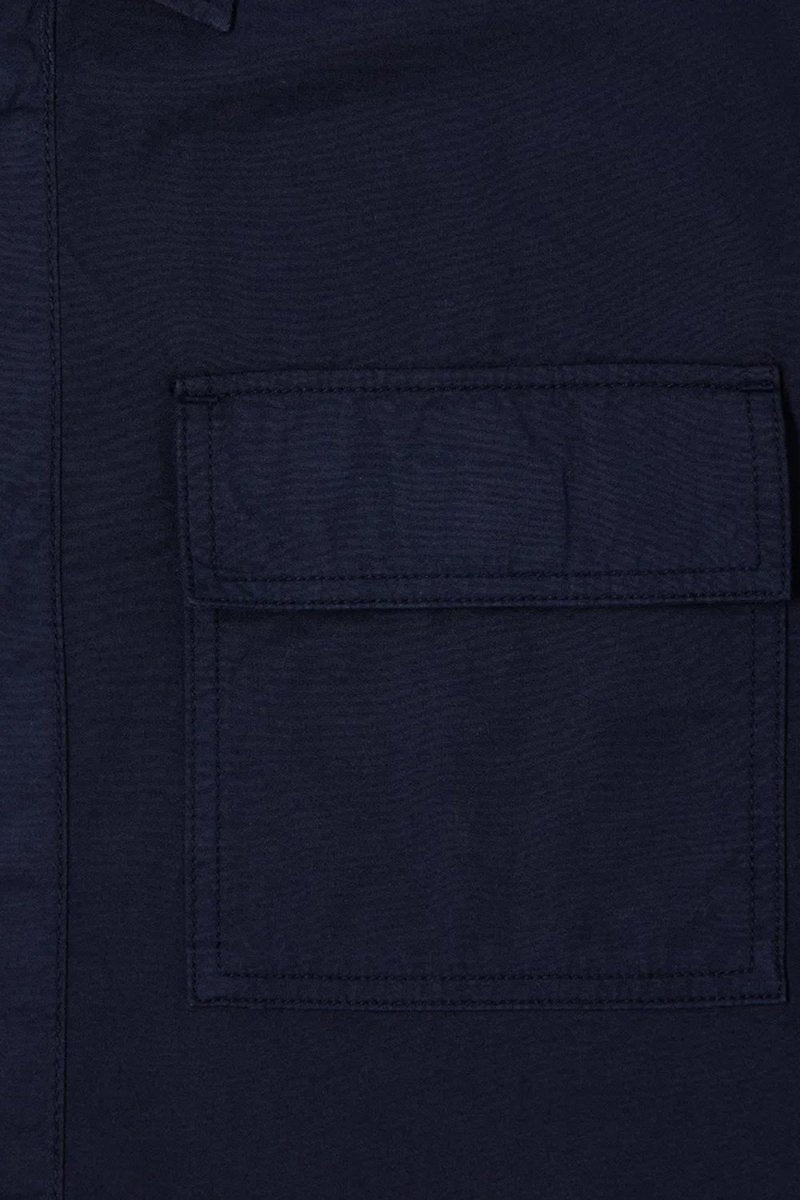Edwin Ability Shirt Long Sleeve (Maritime Blue) | Shirts