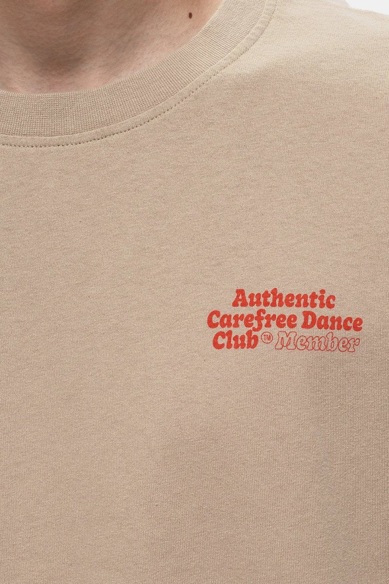Edwin Carefree Dance Club T-Shirt (White Pepper) | T-Shirts