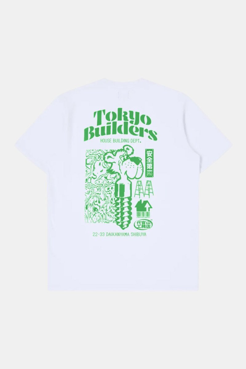 Edwin Tokyo Builders T-Shirt (White Garment Wash) | T-Shirts