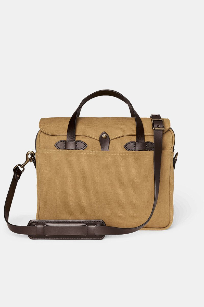 Filson Rugged Twill Original Briefcase (Tan) | Bags