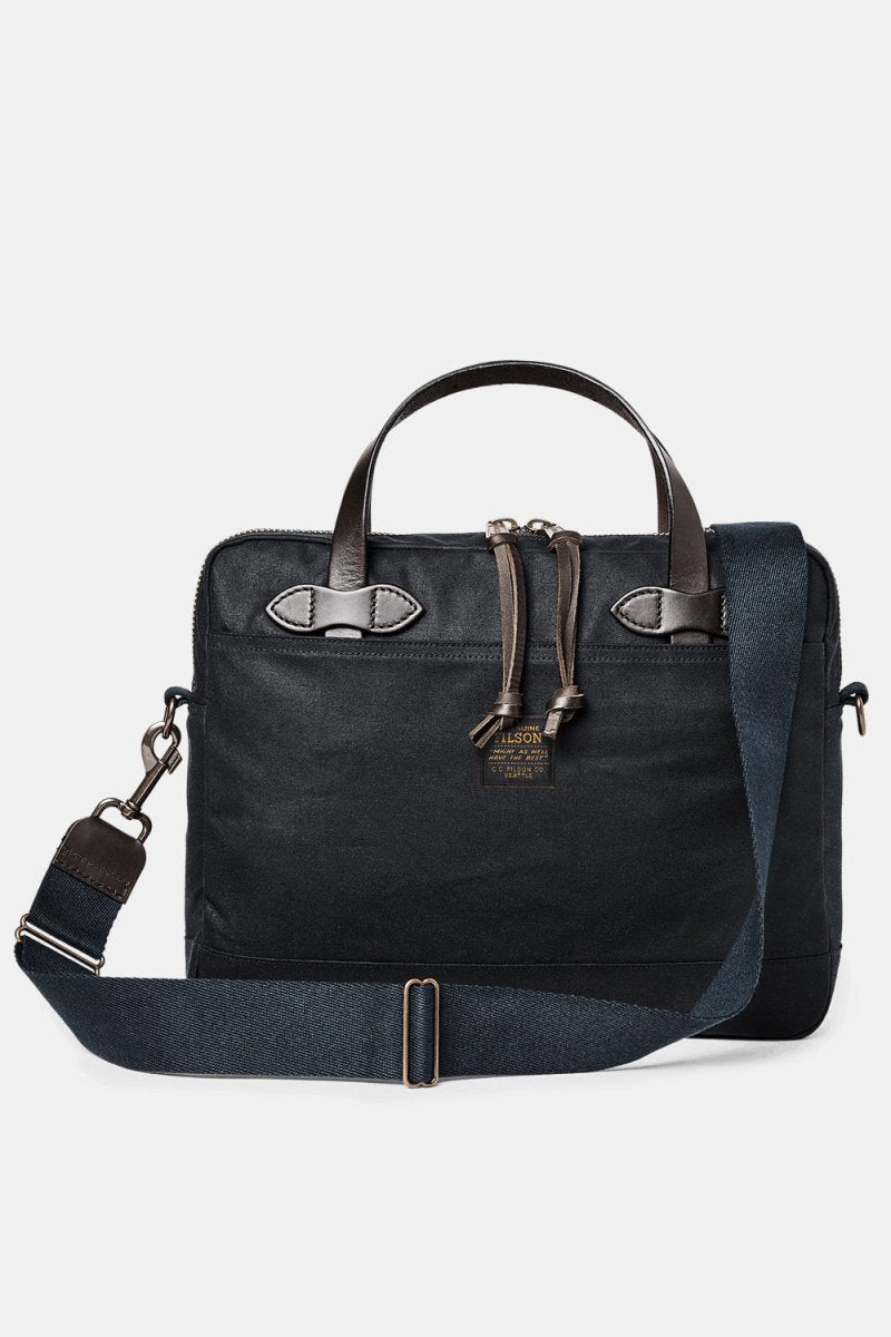 Filson Tin Cloth Compact Briefcase (Navy) | Bags