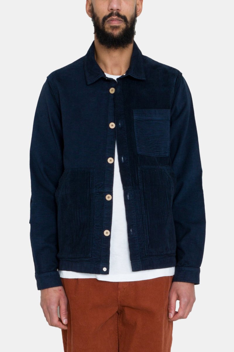 Folk Assembly Worker Jacket (Navy Cord Mix) | Jackets