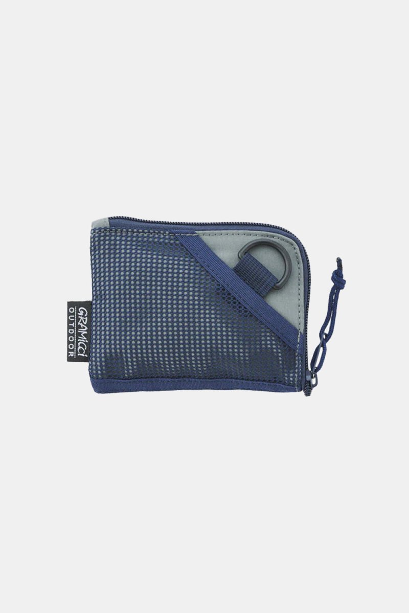 Gramicci Outdoor Mesh Zip Wallet (Grey) | Wallets