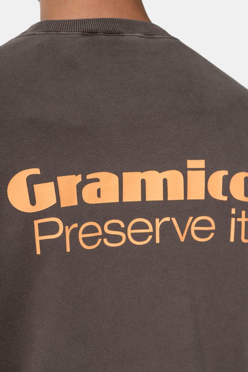 Gramicci Preserve-it Sweatshirt (Brown Pigment) | Sweaters