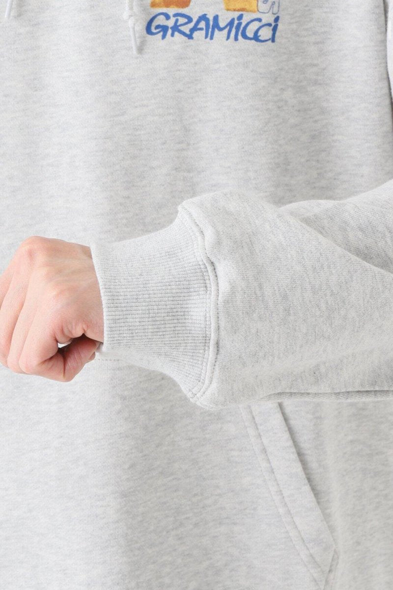 Gramicci Stoneheads Hooded Sweatshirt (Grey) | Sweaters