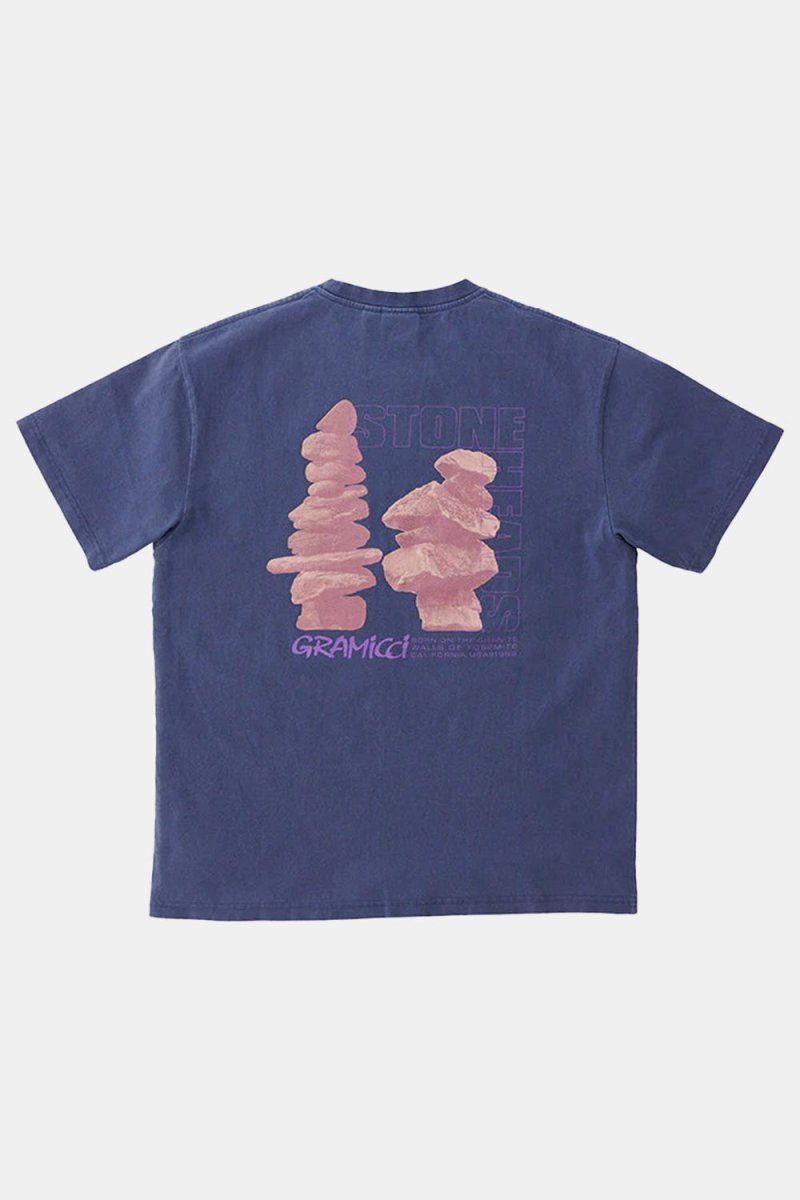 Gramicci Stoneheads T-Shirt (Navy Pigment) | T-Shirts