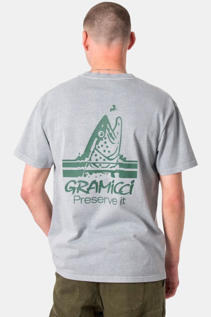 Gramicci Trout T-Shirt (Smokey Slate) | T-Shirts