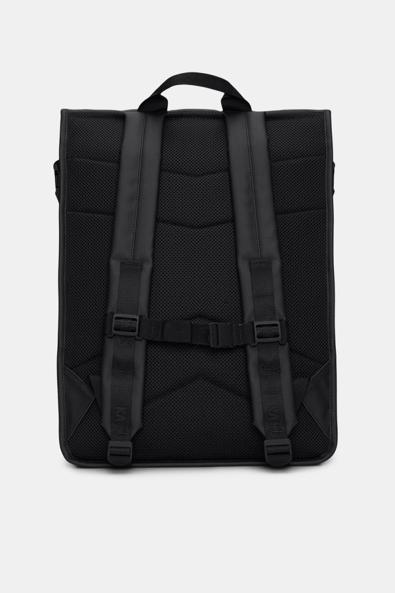Rains Trail Rolltop Backpack W3 (Black) | Bags