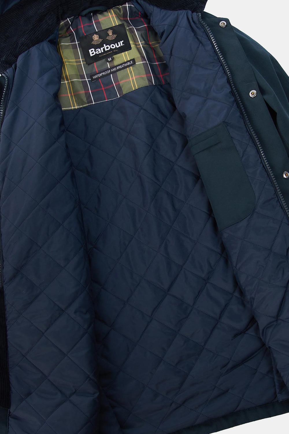 Barbour Winter Ashby Jacket (Navy) | Number Six