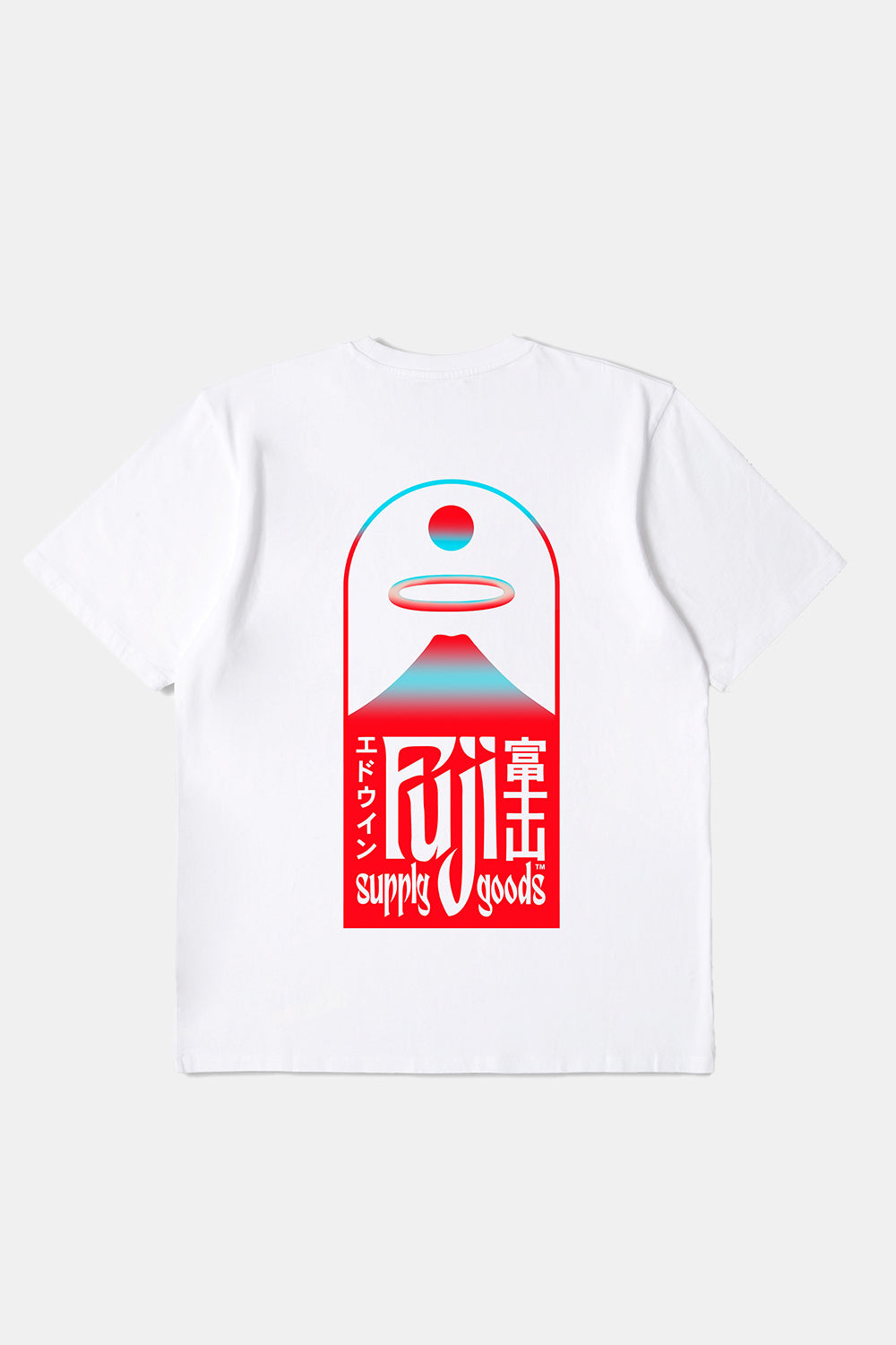 Edwin Fuji Supply Goods T-Shirt (White) | Number Six
