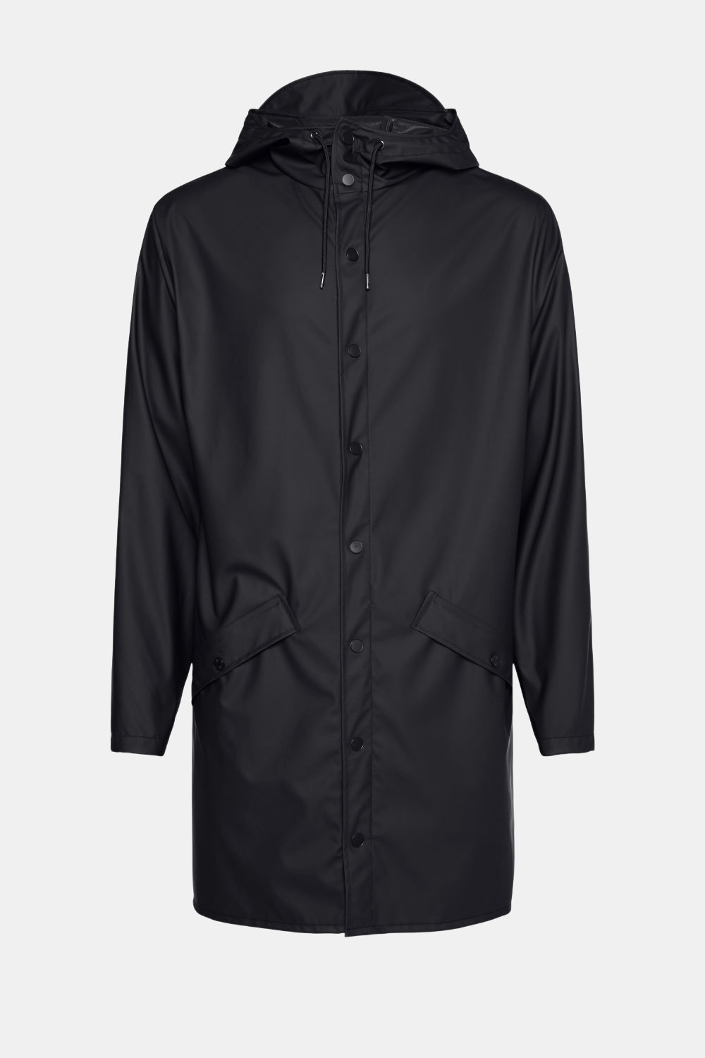 Rains Long Jacket (Black) | Number Six
